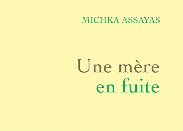 Le livre "Une mère en fuite" de Michka Assayas est publié aux éditions Grasset.