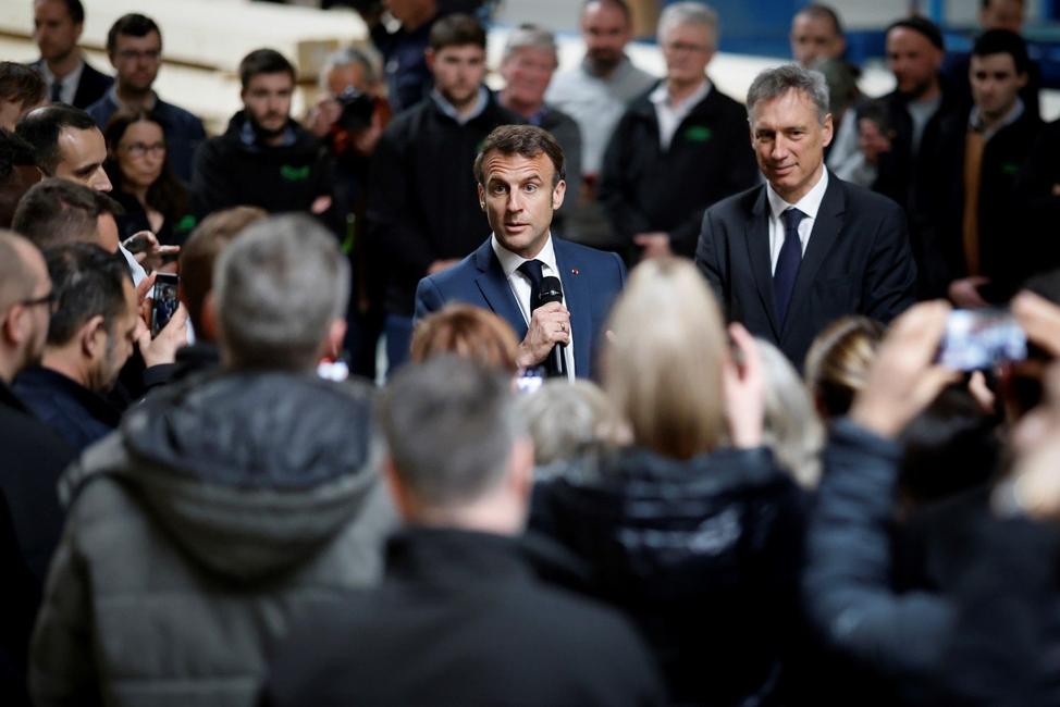 Emmanuel Macron entreprise AFP