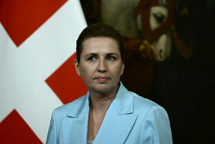 La Première ministre danoise Mette Frederiksen à Rome, le 22 mai 2025.