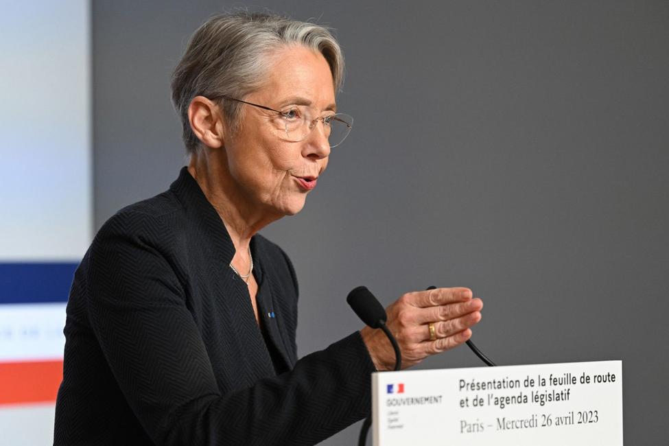 Elisabeth Borne portrait AFP