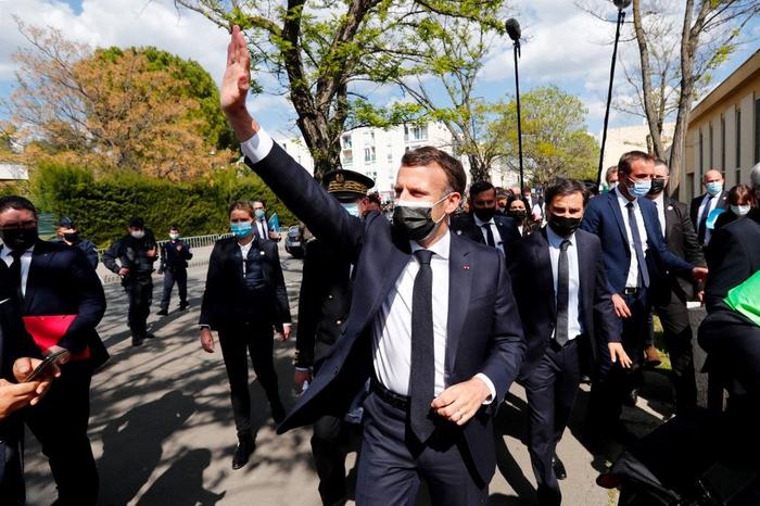 Emmanuel Macron Montpellier AFP