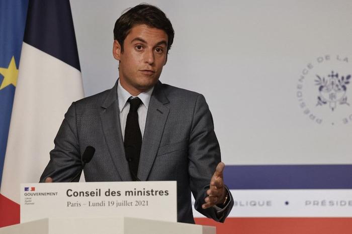 Gabriel Attal conférence de presse AFP