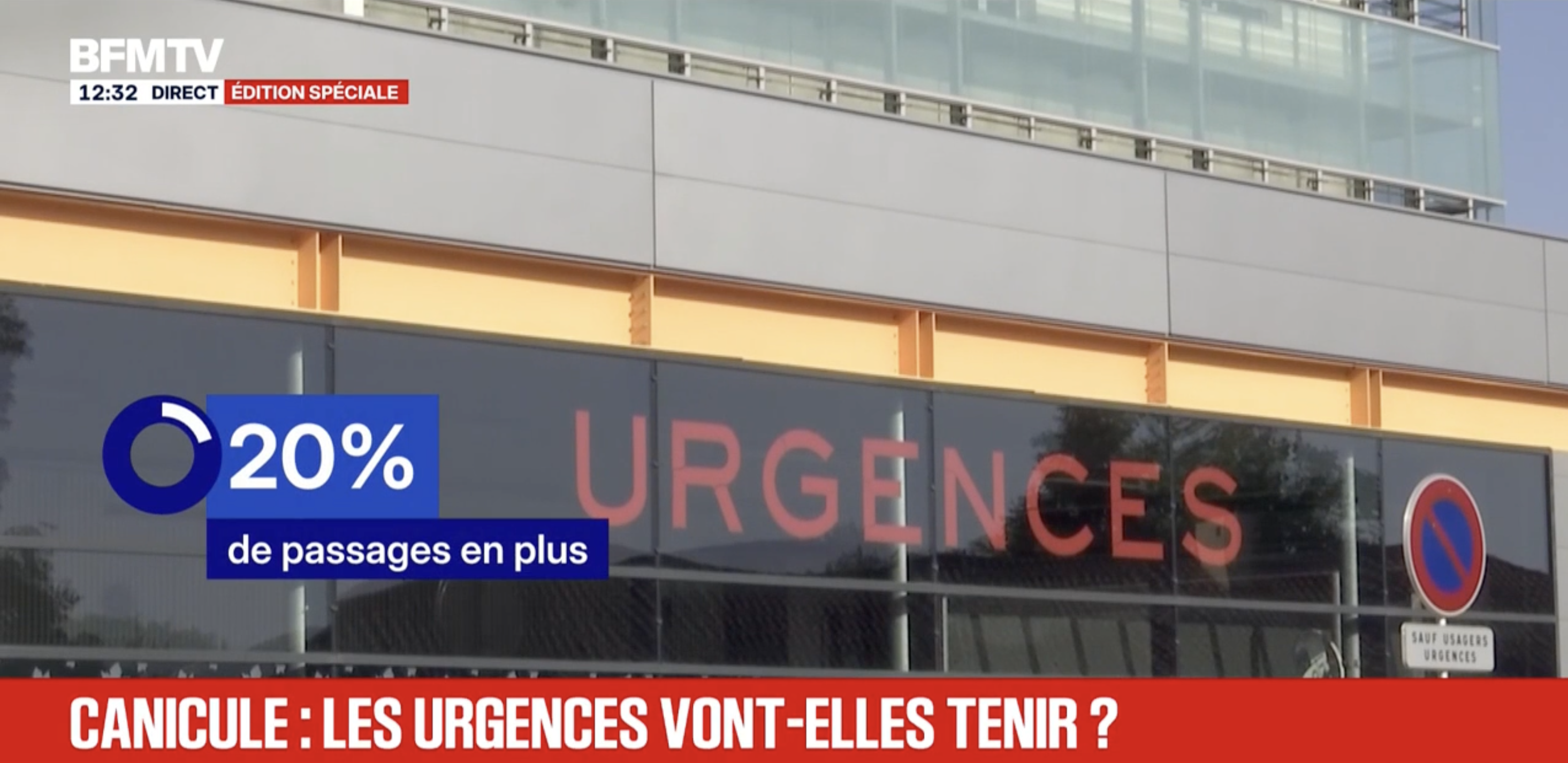 Canicule : la fréquentation des urgences en hausse