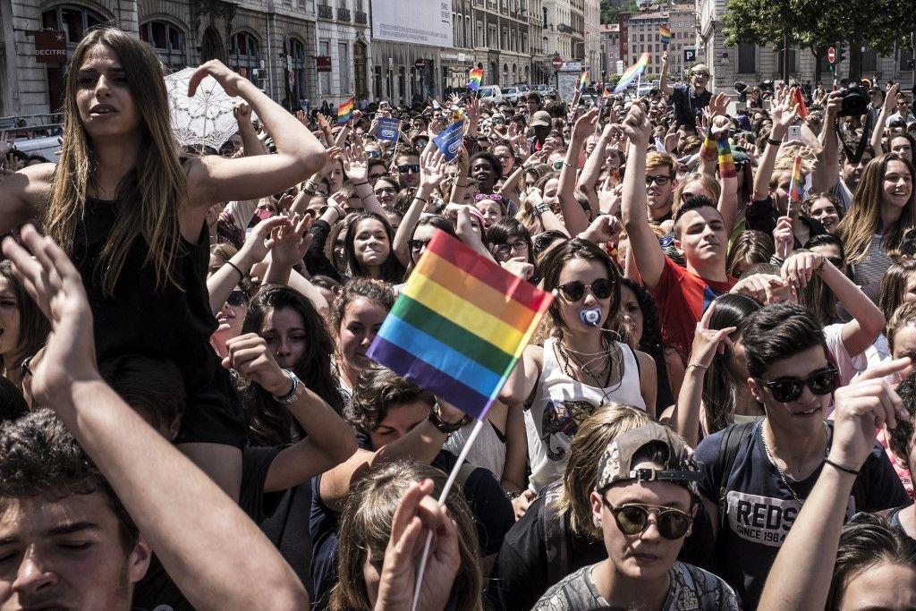gay pride Lyon AFP