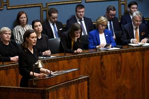 Sanna Marin Finlande AFP