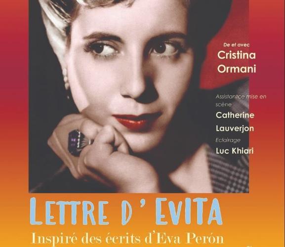 lettre d'evita théâtre