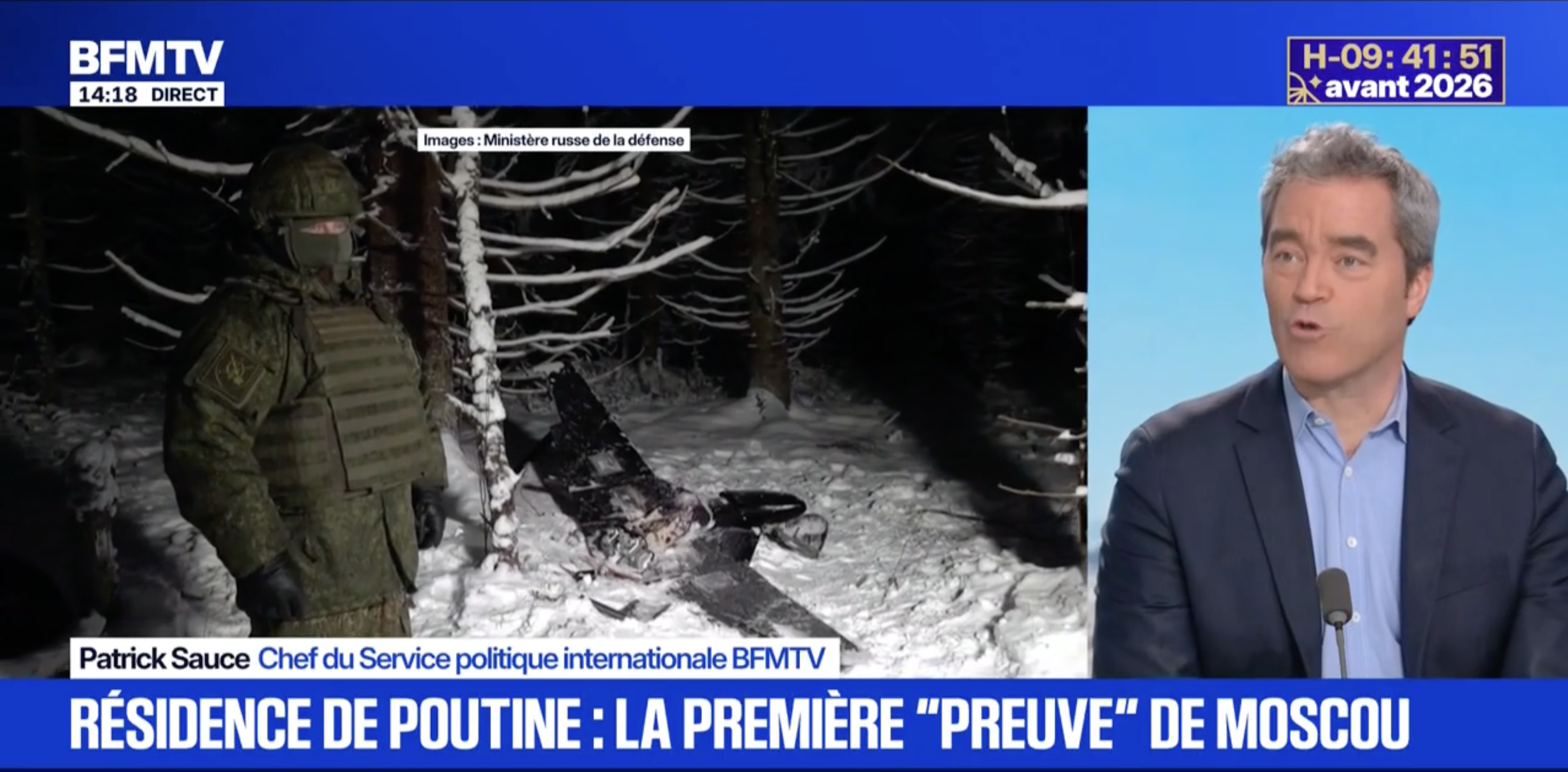 Attaque présumée contre la résidence de Vladimir Poutine: Moscou assure avoir une première « preuve »