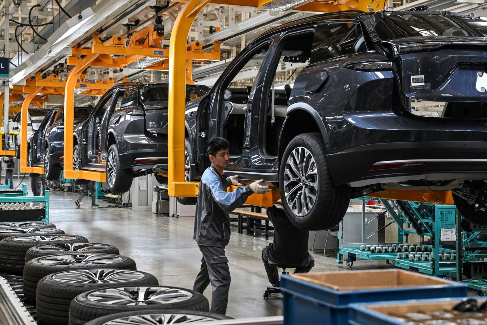 Chine usine voitures AFP