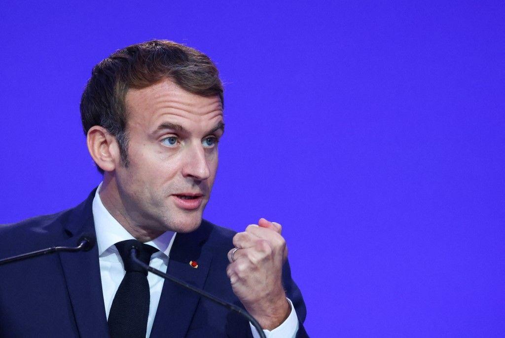 Emmanuel Macron discours AFP