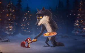 "Mais non, petit écureuil, je ne te prends absolument pas pour une quiche..."