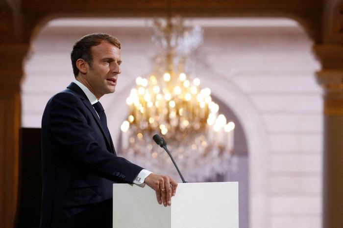 Emmanuel Macron Harkis AFP