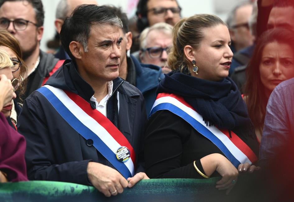 Olivier Faure Mathilde Panot AFP