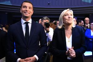 Marine Le Pen Jordan Bardella AFP