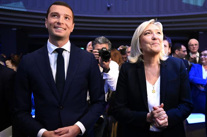 Marine Le Pen Jordan Bardella AFP