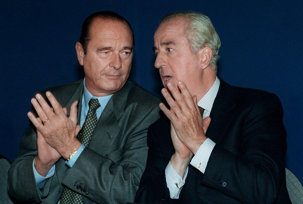 Jacques Chirac Edouard Balladur AFP