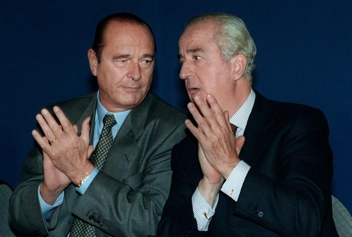 Jacques Chirac Edouard Balladur AFP