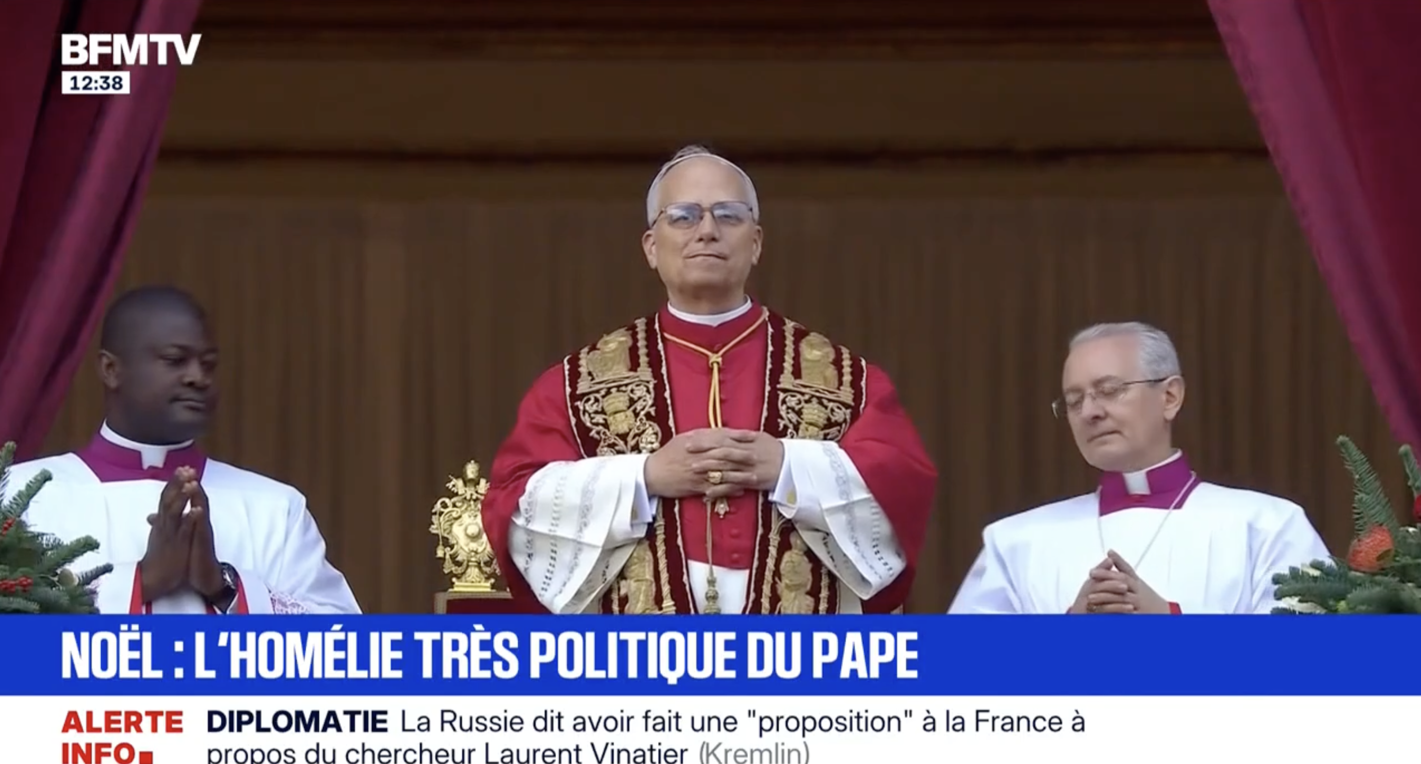 Messe de Noël au Vatican: ce qu'il faut retenir de la bénédiction du pape