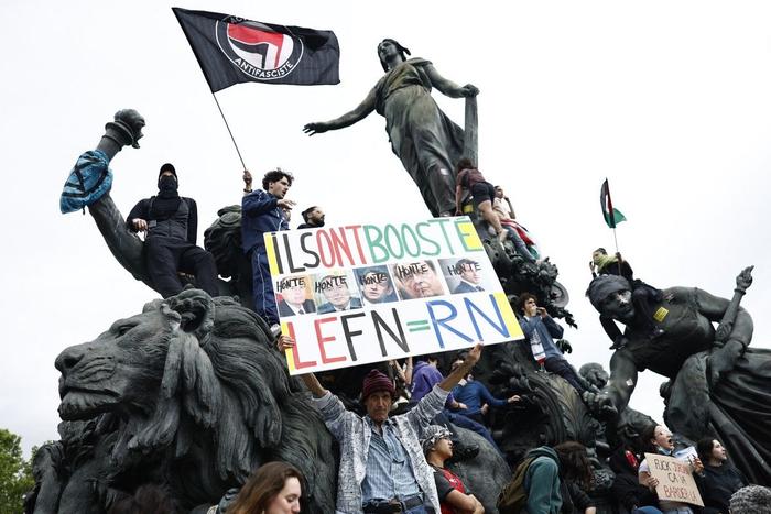 manifestation anti RN AFP