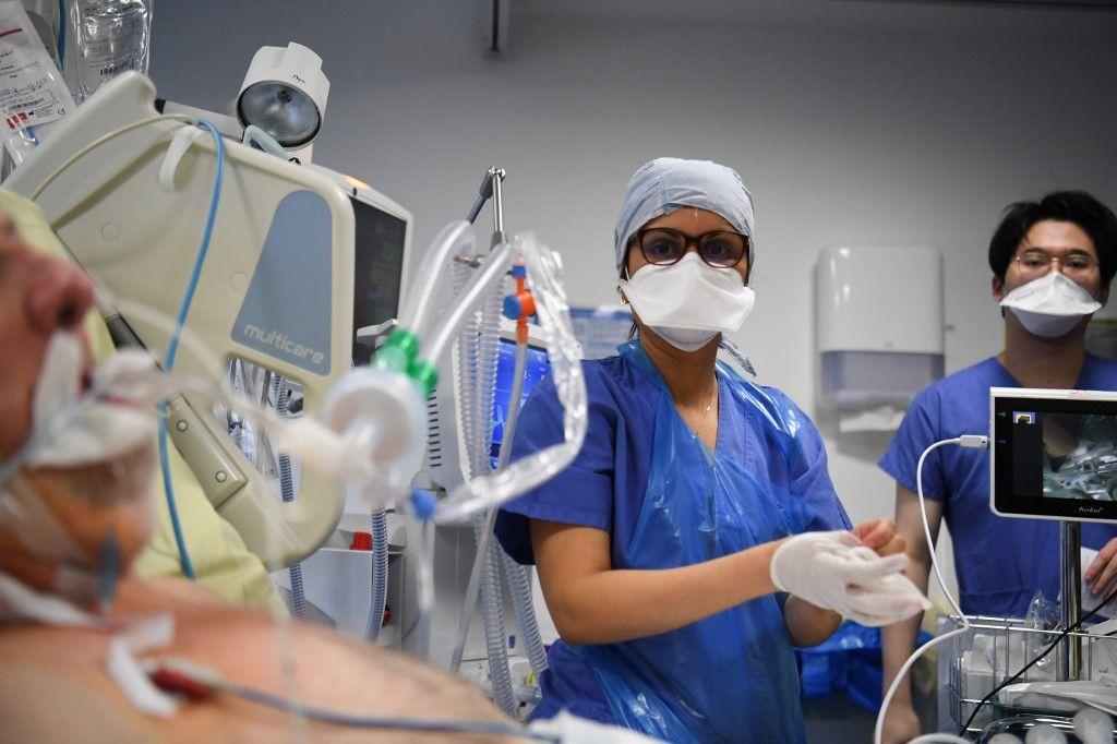 Covid-19 patients hôpital AFP