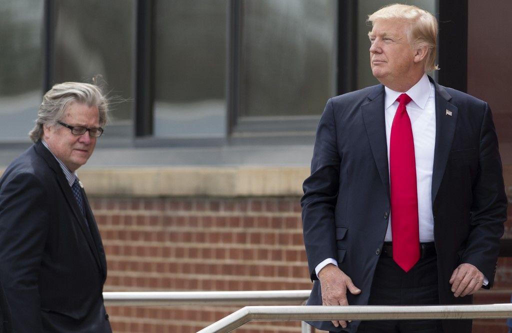 Steve Bannon Donald Trump AFP