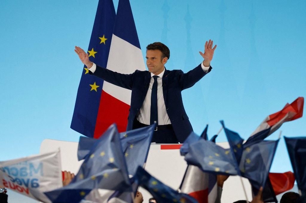 Emmanuel Macron 2022 AFP