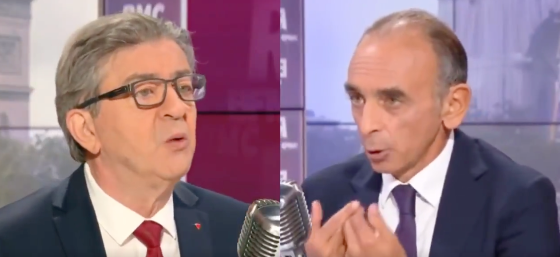 Mélenchon et Zemmour seront face à face