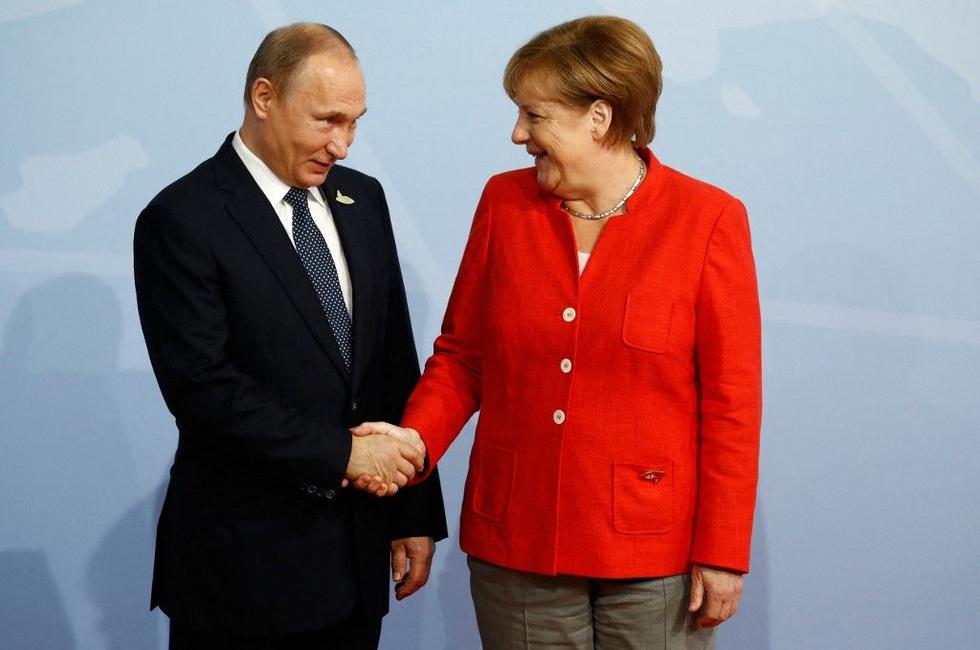 Angela Merkel Vladimir Poutine AFP
