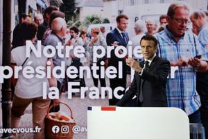 Emmanuel Macron campagne électorale AFP