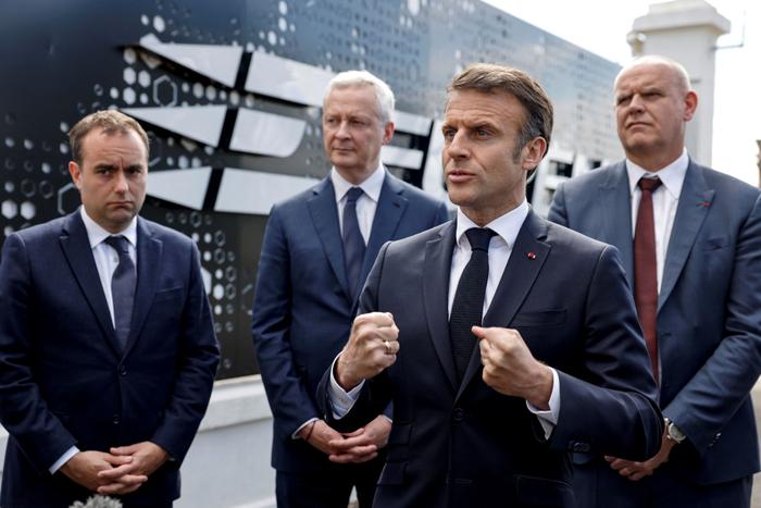 Emmanuel Macron Bruno Le Maire AFP