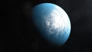Cette image diffusée le 6 janvier 2020 avec l'autorisation du Goddard Space Flight Center de la NASA montre une illustration d'artiste de la planète TOI 700 d, la première planète de la taille de la Terre située dans la zone habitable découverte par le satellite TESS (Transiting Exoplanet Survey Satellite) de la NASA. Image d'illustration
