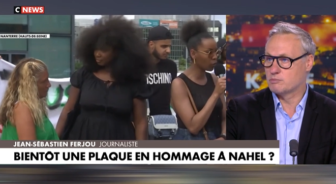 Jean-Sébastien Ferjou sur le plateau de CNews.
