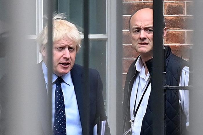 Boris Johnson Dominic Cummings AFP