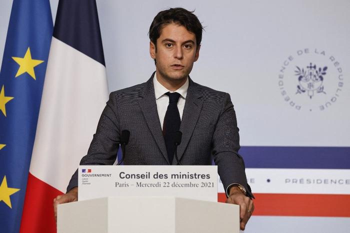 Gabriel Attal conférence de presse AFP