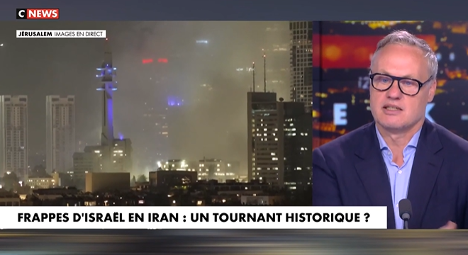 Jean-Sébastien Ferjou sur le plateau de CNews.