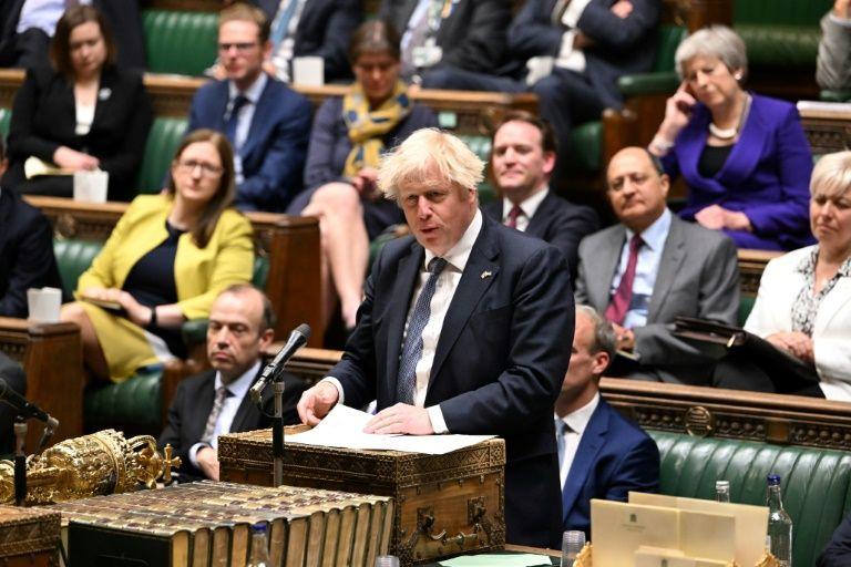 Boris Johnson Parlement AFP