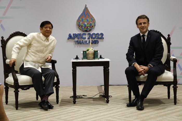 Emmanuel Macron APEC AFP