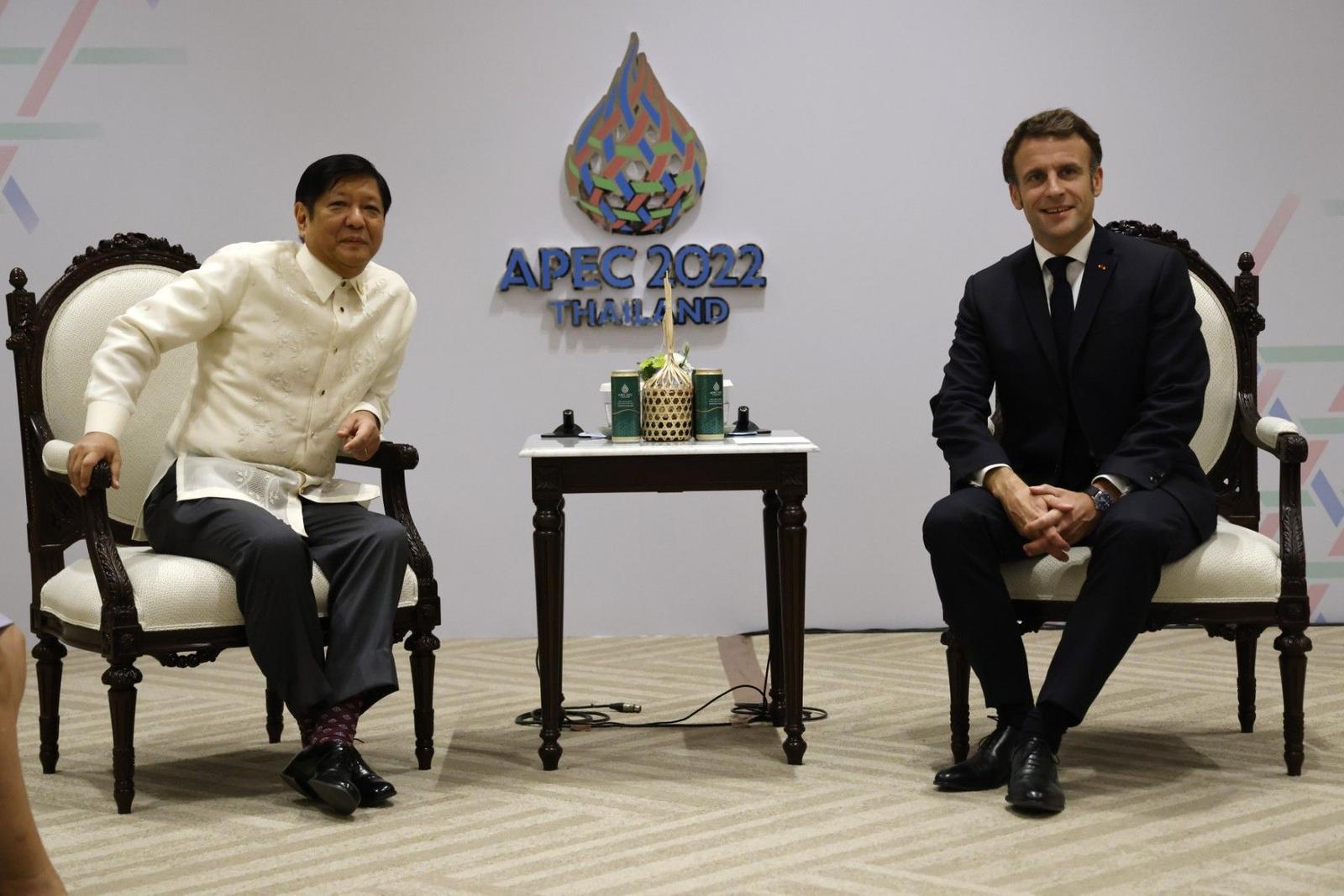 Emmanuel Macron APEC AFP