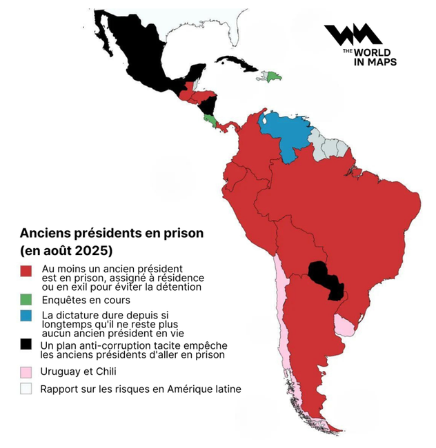 Les anciens présidents en prison en Amérique Latine