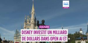 Disney investit un milliard dans OpenAI et intègre ses personnages clefs à Sora
