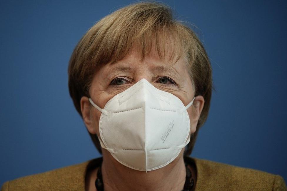 Angela Merkel Allemagne masque covid-19 AFP
