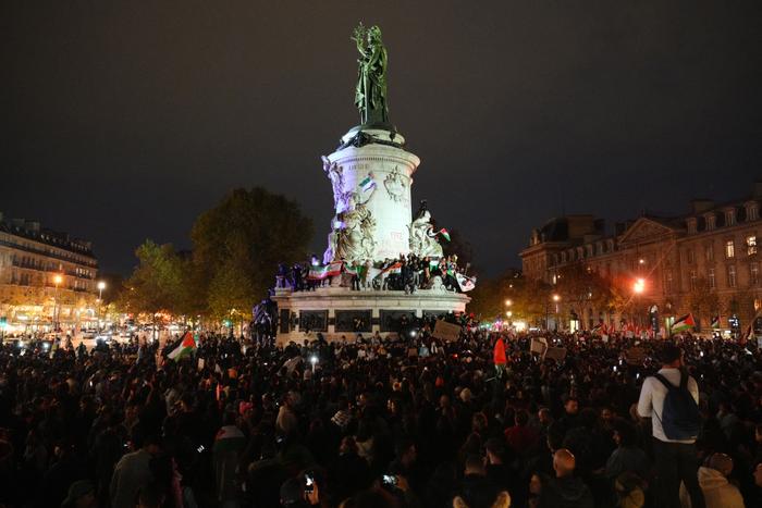 place de la République Palestine AFP