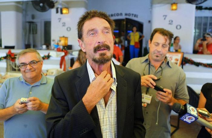 John McAfee AFP