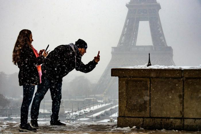 hiver froid touristes AFP