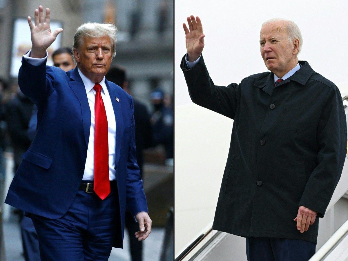 Donald Trump Joe Biden AFP