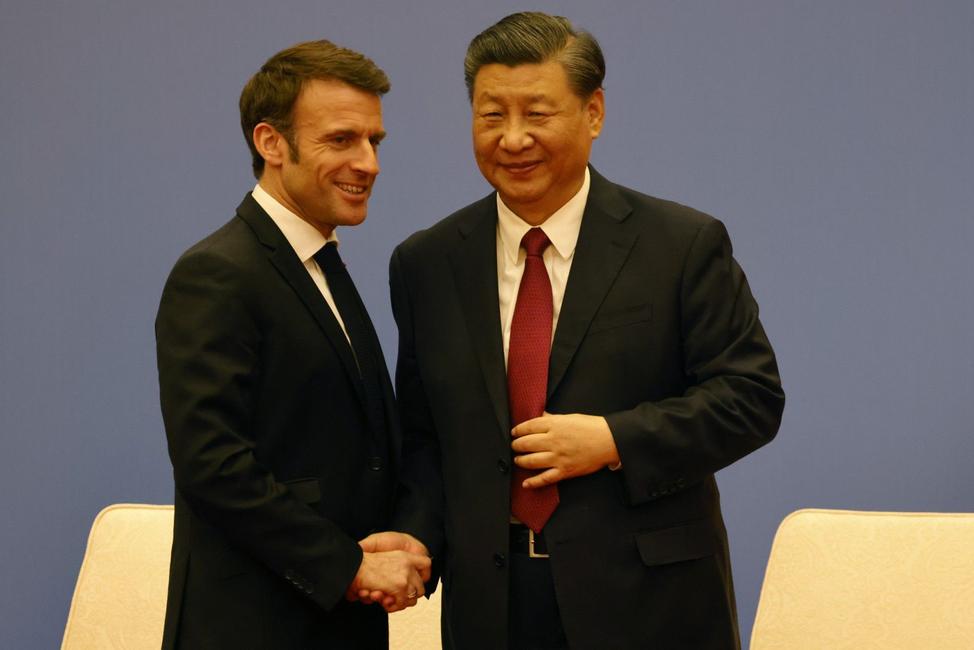 Emmanuel Macron Xi Jinping AFP