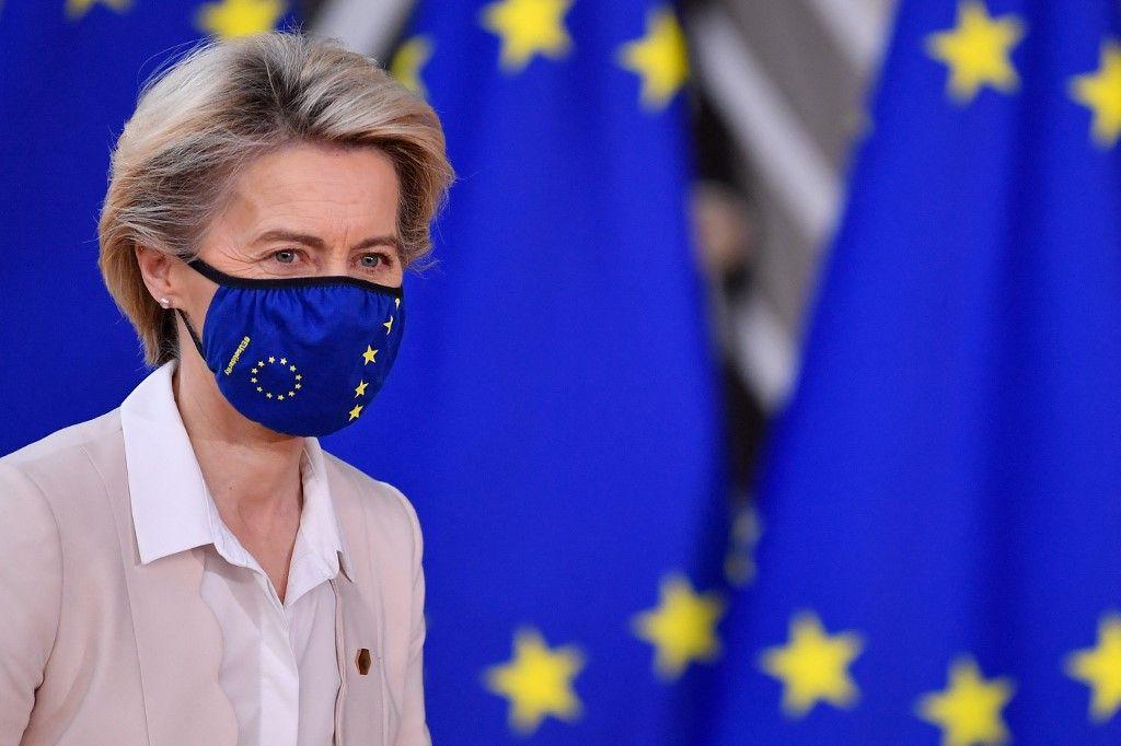 Ursula von der Leyen masque Europe AFP