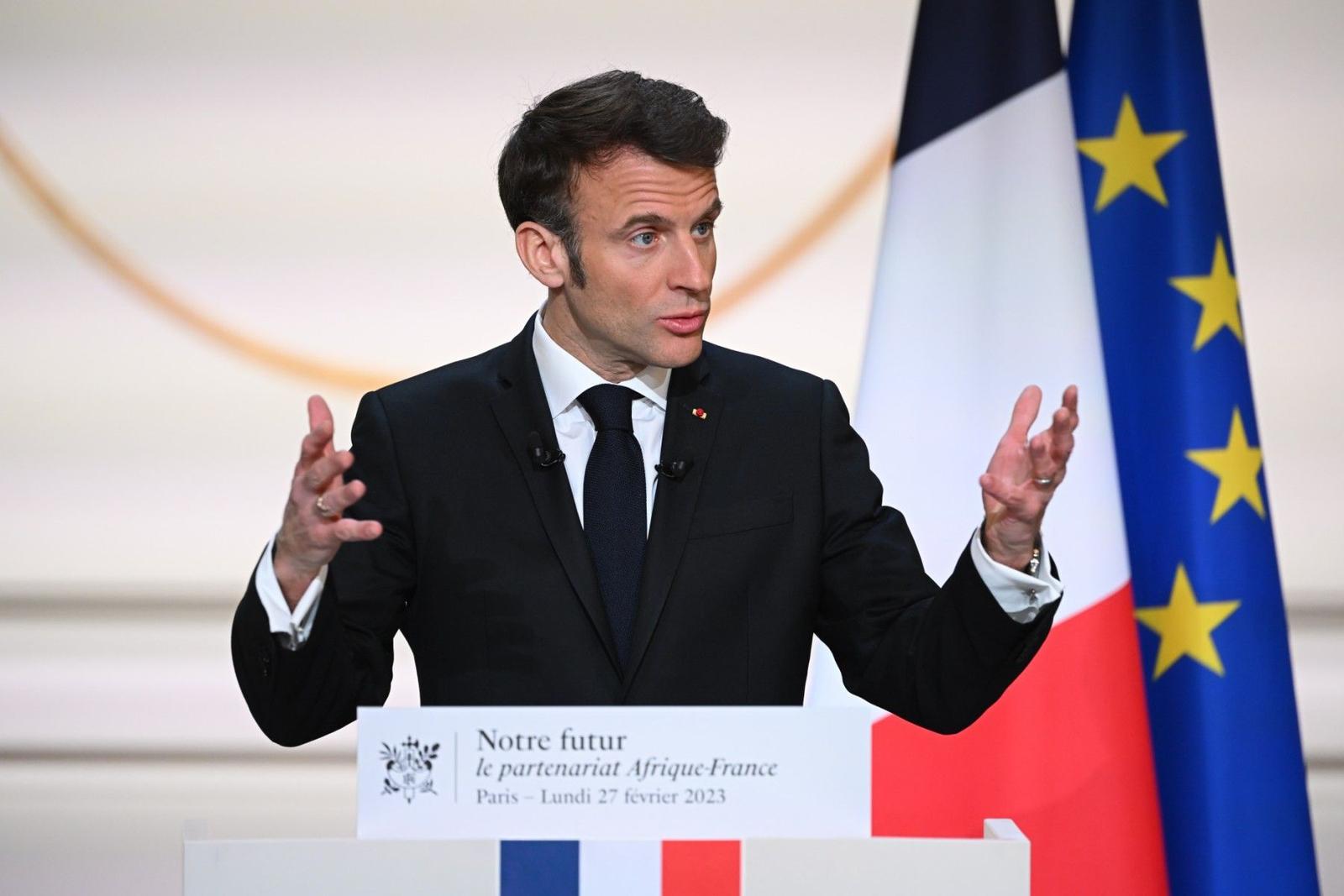 Emmanuel Macron Afrique France AFP
