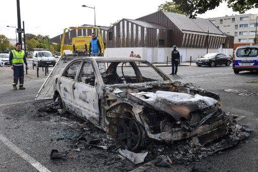 Insécurité voiture brûlée