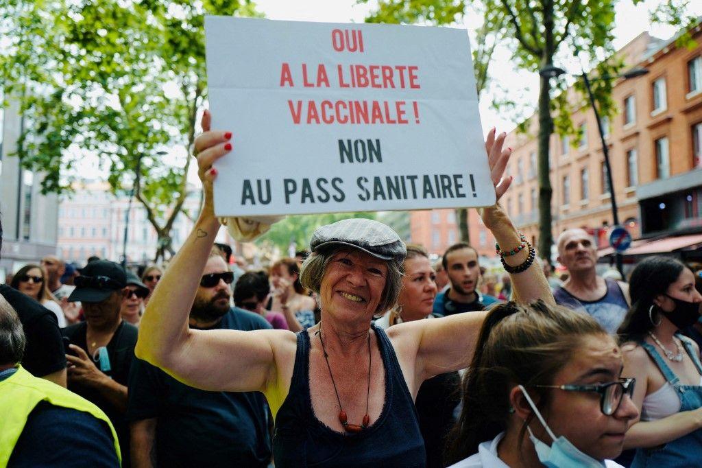 manifestation pass sanitaire AFP