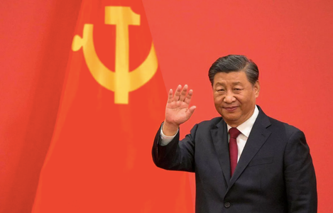 Xi Jinping à Pékin, le 23 octobre 2022
